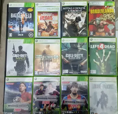 Collection of 12 Xbox 360 Games — Popular FPS, Racing  Sports Titles