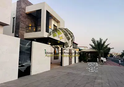 للبيع فيلا 5 غرف وصالة ومجلس بالروضة2 عجمان