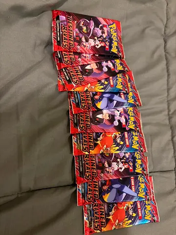 10 packs destined rivals pokemon