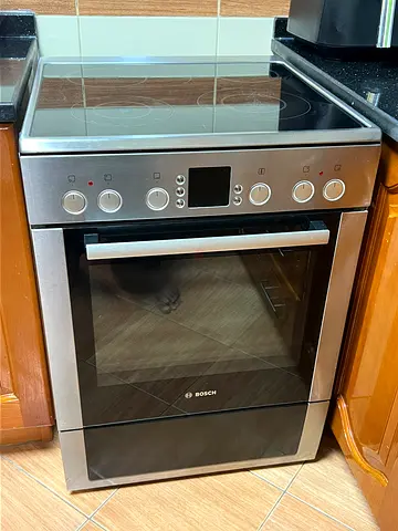 Bosch 4 Ceramic Hobs Cooker HCE744353R , Stainless Steel , DELIVERY + WARRANTY