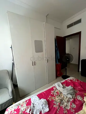 White 3-Door Wardrobe / Armoire - Good Condition