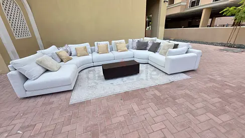 Like A New Condition High Quality chattels and more premium quality olta U shape sofa