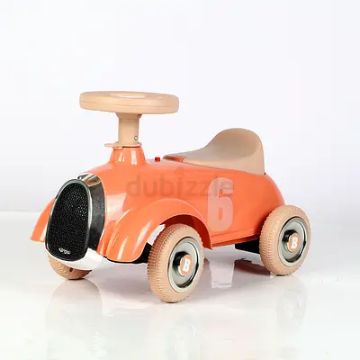 Kids Swing Car with push car - Orange 1 to 3 years