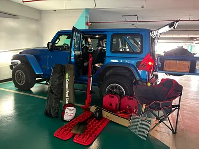 Camping gear and offroad gear