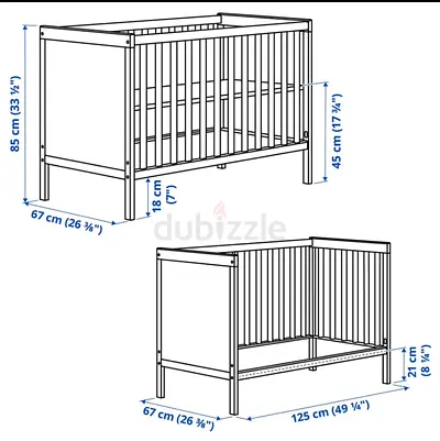 Baby crib + mattress