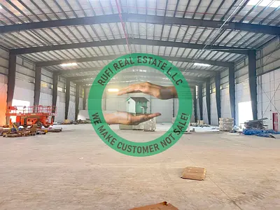 **🏭 Ready to move // Road Facing 200KW Power 25,000 SQFT Warehouse For Rent in Emirates Modern Industrial Area, Umm Al Quwain