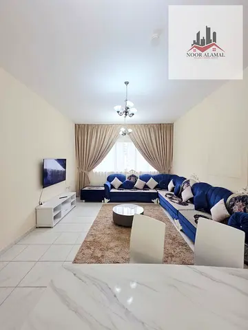 الشارقة التعاون غرفة وصالة  حمامين ومطبخ