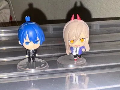 Chainsaw man aki and power chibi
