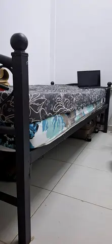 Iron Bed (Without Mattress) for Sale Strong and durable iron cot available for sale.Very Strong.