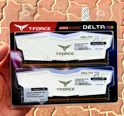 T-Force Delta RGB DDR4 16GB (2x8GB) 3200MHz White - Brand New Sealed