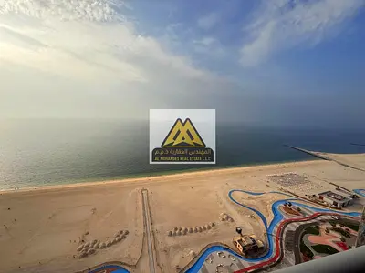 شقة غرفتين وصالة بإطلالة بحرية مباشرة مع باركن وخدمات فاخرة في أبراج الريزيدنس