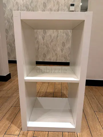 White 2-Cubby Open Shelf Unit - Compact Storage