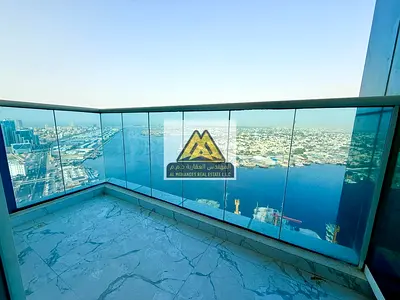 اجمل وارقي الشقق بابراج الواحه اطلالة بحرية كاملة 🌊 🌊  غرفتين وصاله مساحه كبيرة