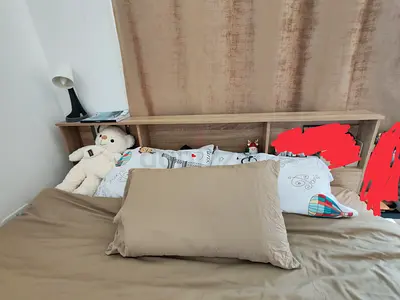 King size bed with mattress