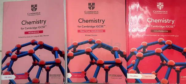 Chemistry for Cambridge IGCSE (Coursebook, Workbook, Practical Workbook) - Complete Set