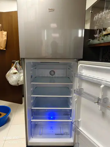 Beko new model fridge freezer like new condition 1350