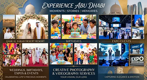 📸 Photography  Videography Services – Abu Dhabi