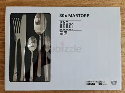 IKEA MARTORP 30-piece Stainless Steel Cutlery Set - New in Box