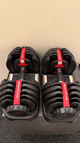 Pair of Bowflex-style Adjustable Dumbbells (Up to 24 kg)