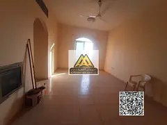 For annual rent: A one-bedroom apartment with a balcony in Al Muwaihat 2, Ajman. This prime location
