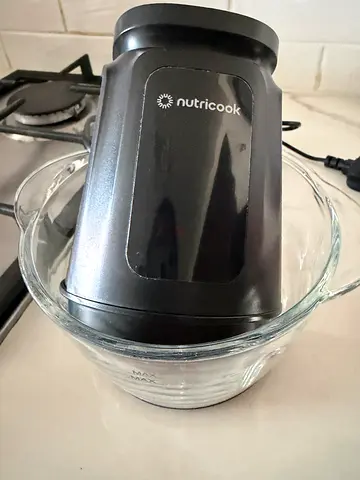 Nutricook Electric Vegetable Chopper  Meat Grinder - Almost New