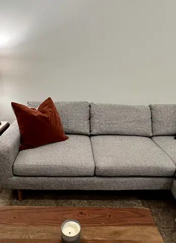 Like A New Condition High Quality West elm eddy L Shape Sofa