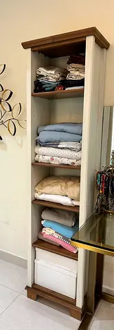 Solid wood side cabinet