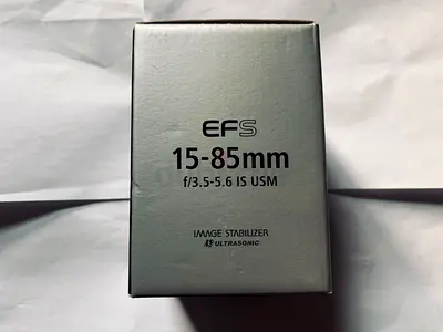 Canon EF-S 15-85mm f/3.5-5.6 IS USM Lens (boxed)