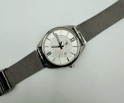Santa Barbara Polo Noble Men Triple Silver Watch