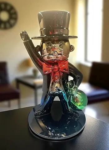 Monopoly Man Sculpture