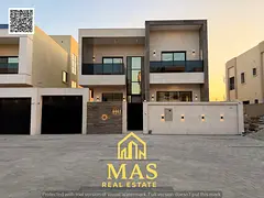 🏡 Luxury Modern Stone-Faced Villa for Sale in Al Zahya, Ajman | Prime Location | Ready to Move In