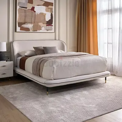 Mono King Bed 180x200cm + Mattress – Velvet, AED 1,500