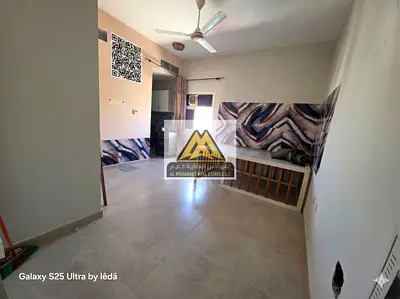 The studio features a spacious layout that provides comfortable living, along with a smart design that offers partial separation of the kitchen for be