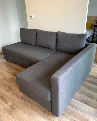 IKEA Friheten Sofa Cumbed
Gray L-shaped Sofa with Storage - Good Condition