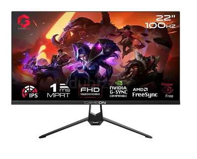 Gameon 22 inch FHD IPS Gaming Monitor - 100Hz- 1 Year Warranty