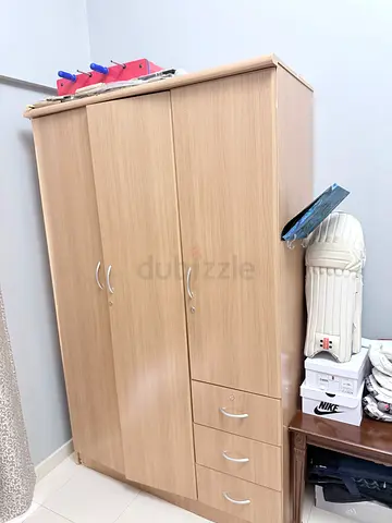 Light wood wardrobe / storage cabinet - good condition