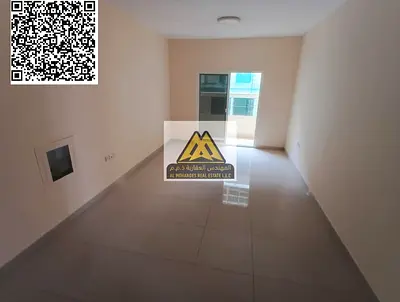 A distinctive apartment for rent in Al Hamidiya 1, Ajman, boasting excellent space and a practical design with a balcony and built-in wardrobes, provi
