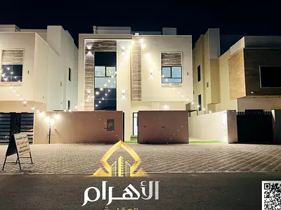 فقط بقيمة ايجارك | تملك فيلا فاخرة بالحليو 2 عجمان | 5 غرف ماستر وروف |جاهزة للسكن بالكهرباء والمياه وشامل رسوم التسجيل والتملك