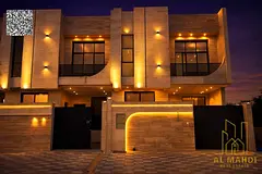 Villa for sale in Ajman, two floors and a roof, at a bargain price including fees. Excellent locatio
