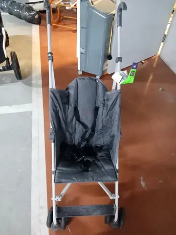 Lightweight grey umbrella stroller - compact and foldable