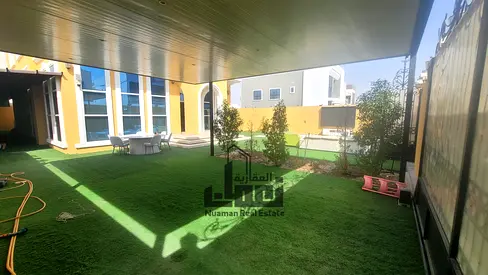 Luxury villa for rent in Al Hoshi Sharjah modern design spacious layout prime quiet locat