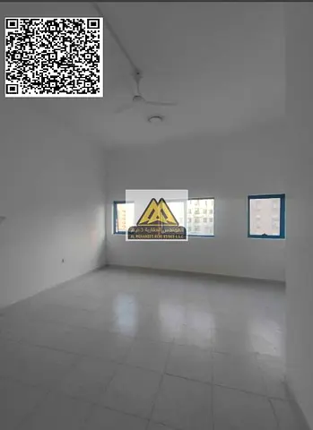 A great opportunity for annual rent in Falcon Towers – Ajman. A spacious studio with a separate kitchen and built-in wardrobes, ready for immediate mo