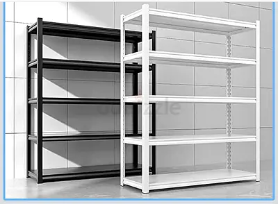 Heavy Duty Metal Storage Shelving Rack - 5 Tier Industrial Shelves