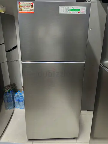 Silver Top-Freezer Refrigerator - Good Condition