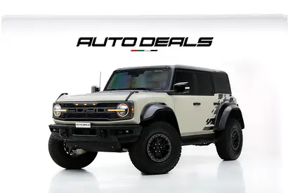 2025 Ford Bronco Raptor 3.5L EcoBoost V6 | GCC Spec | Brand New | Under Warranty | Desert Sand Color