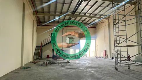 33,000 sq feet || 800 KW || Warehouse for Rent in new modern industrial area Umm Al Quwain READY TO MOVE Road Facing/ 2 units together