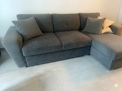 Move out sale, L shaped sofa with storage