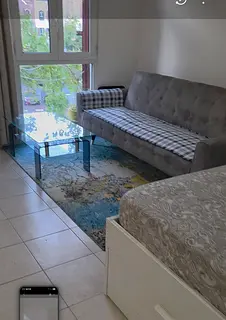 Studio apt, available for monthly rent, dewa and chiller included