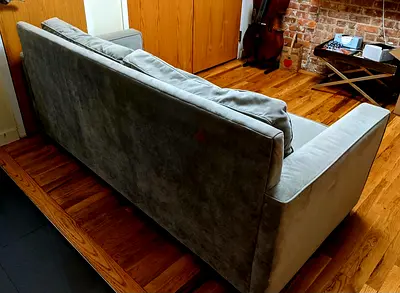Like A New Condition High Quality West elm two seater sofa bed with mattress