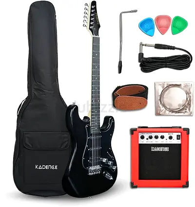 Kadence Astro Man Electric Guitar, 21 FRETS, H- S - S PICK UPS Walnut Top with Alder wood